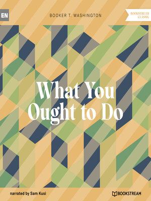 cover image of What You Ought to Do (Unabridged)